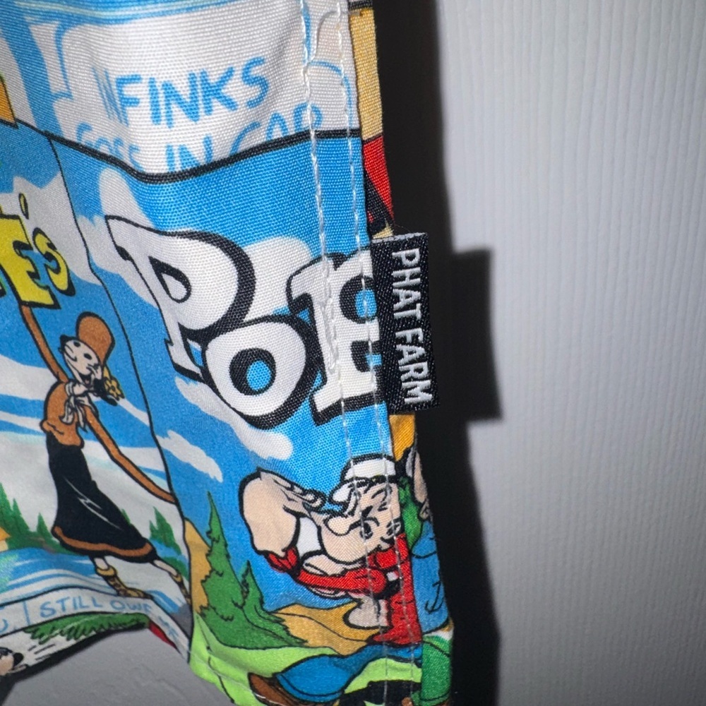 💥SALE💥Phat Farm Popeye Graphic Shirt - Multicolor - Picture 4 of 7